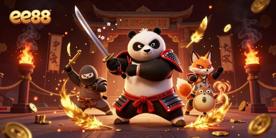 ee88 casino features vibrant characters in action, showcasing thrilling gaming dynamics and energy.