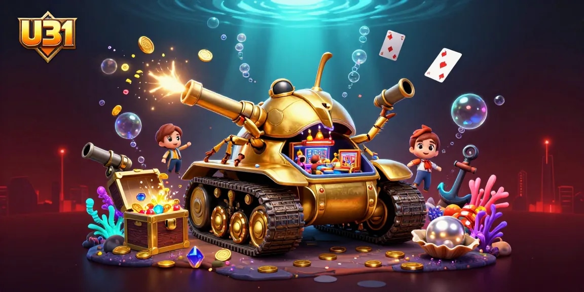 Experience the excitement of U31 with a vibrant tank casino filled with immersive gaming elements.