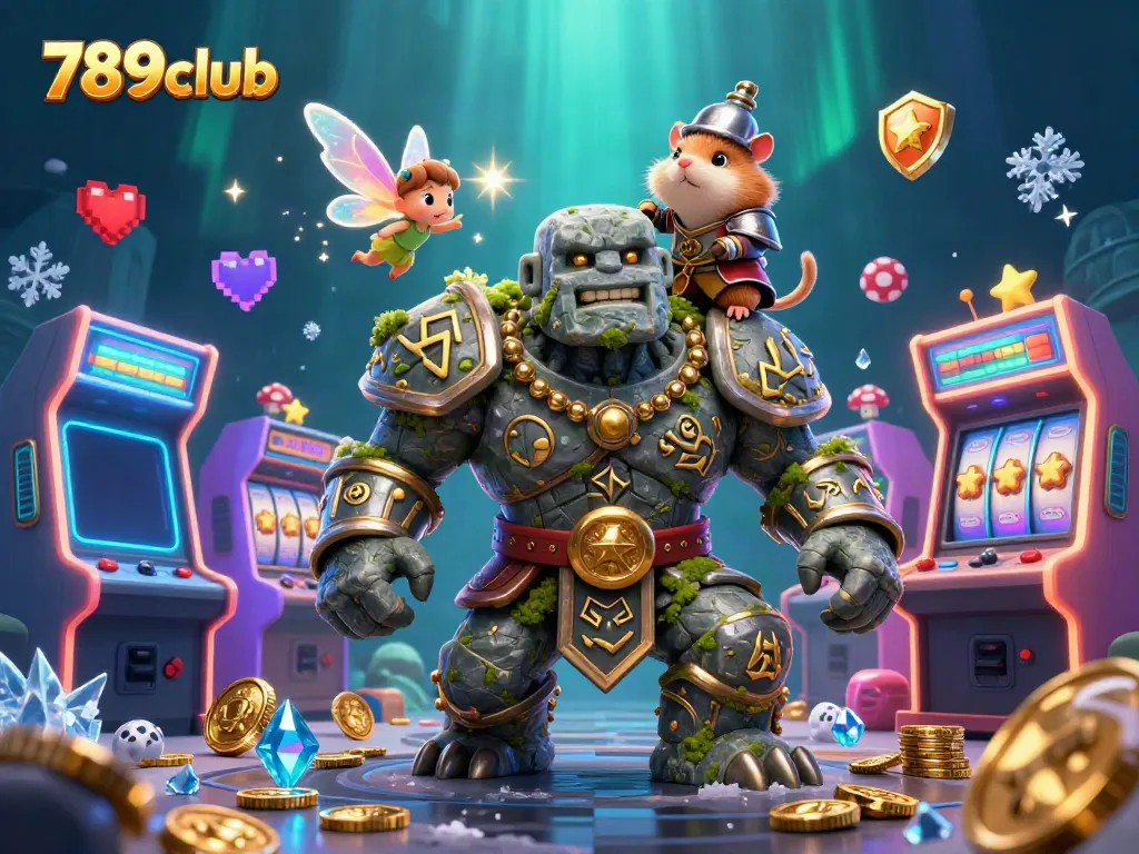 Immerse in 789club's casino universe with characters and exciting gaming elements surrounding them.