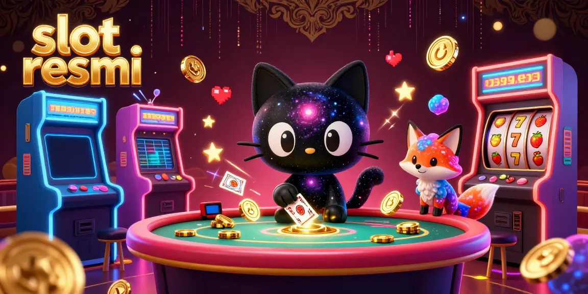 Experience the thrill of slot resmi with vibrant characters and cosmic casino elements.