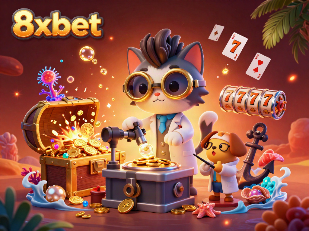 Experience thrilling wins with 8xbet in a vibrant, exciting casino scene.