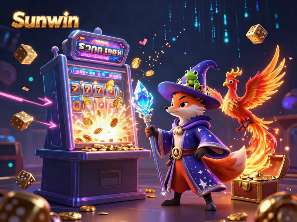 Experience thrilling wins with Sunwin's dazzling casino adventure, showcasing slots and vibrant gaming.