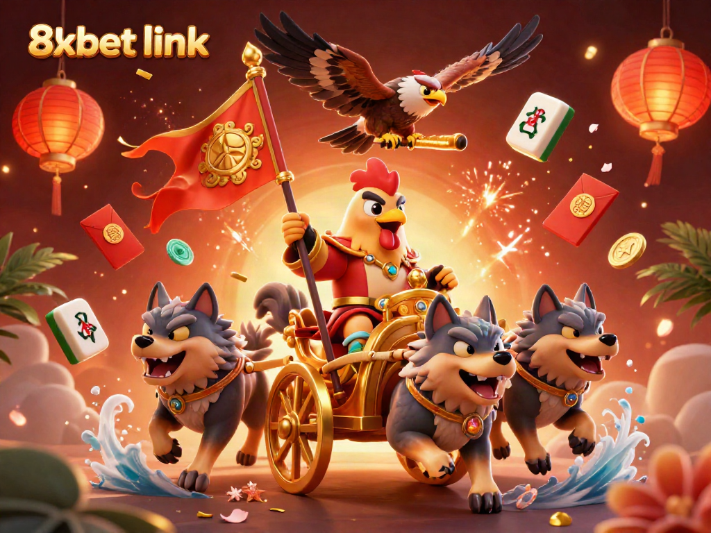 Engage in thrilling gameplay with 8xbet link in a vibrant online betting scene featuring dynamic casino elements.