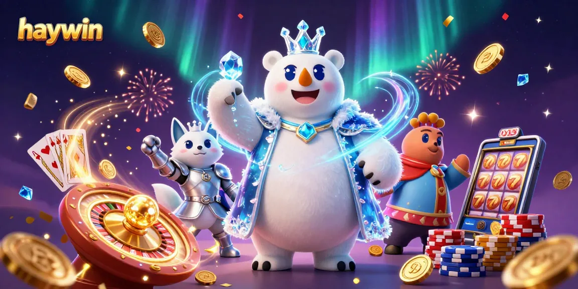 Experience haywin's thrilling casino atmosphere with vibrant games and stunning visuals.