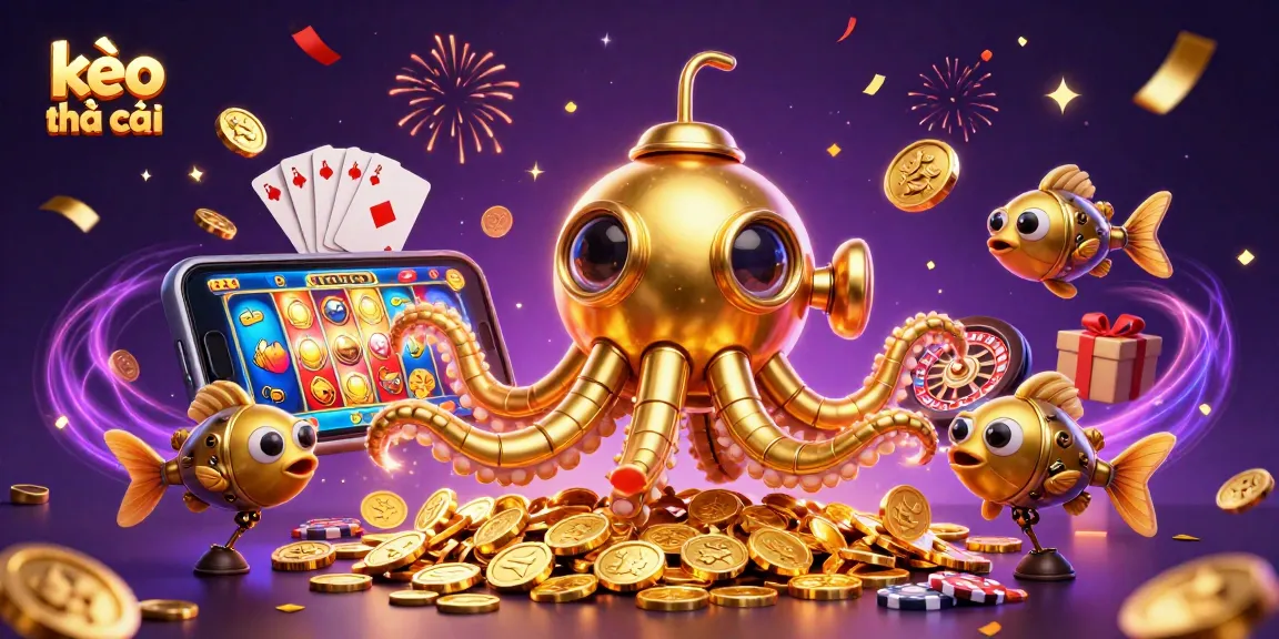 Place your bets with kèo nhà cái in an exciting casino-themed 3D illustration.