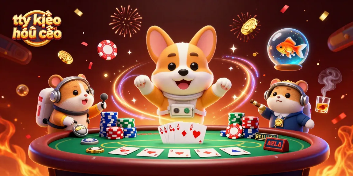 Engage with tỷ lệ kèo nhà cái in a vibrant digital illustration featuring a corgi astronaut.