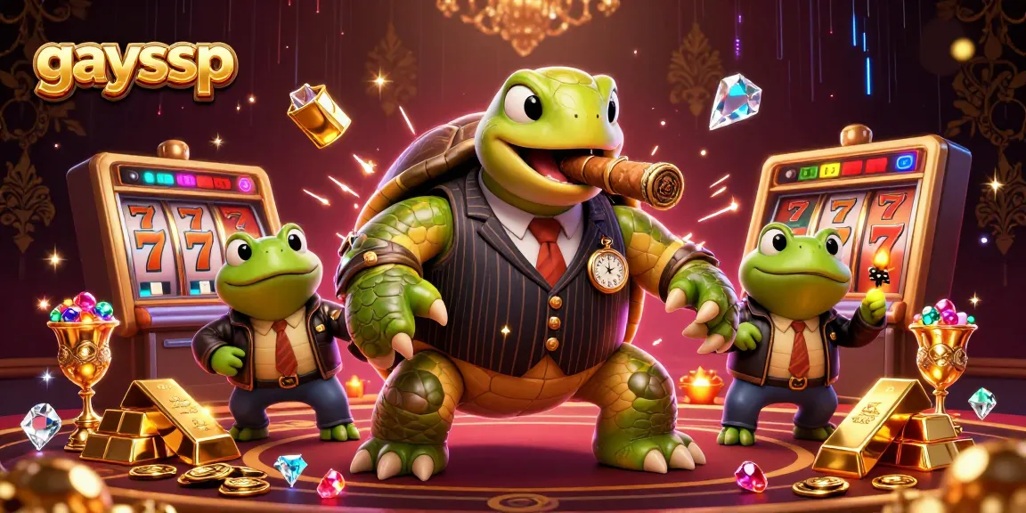 Experience thrilling slots and jackpots at gaysvp with this dynamic casino illustration.