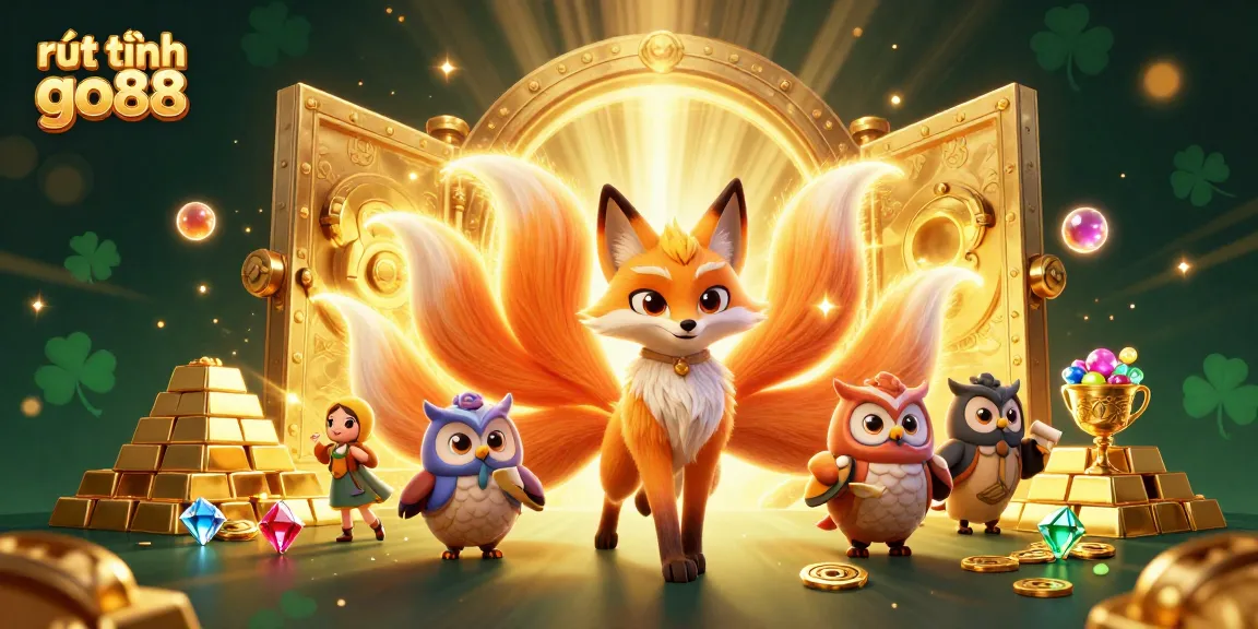 Experience rút tiền go88 with colorful spirit characters in a vibrant casino scene.